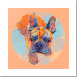 Cute French Bulldog Posters and Art